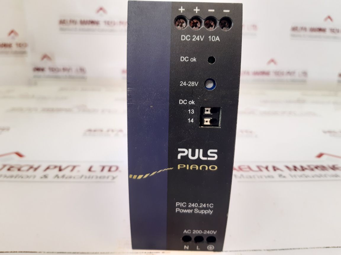 Puls Pic 240.241C Power Supply 24V, 10A, 240W