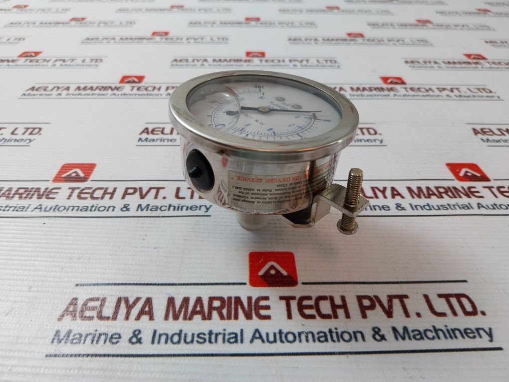 Qui 126345 Pressure Gauge Liquid Filled 0-200 Psi