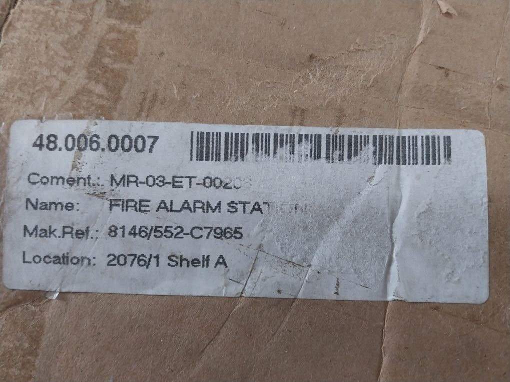 R.Stahl 8803/3 Fire Alarm Station 8146/552-c7965