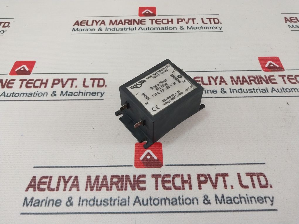 Rasmi Electronics Rf 106-1M Single Phase Rfi Filter