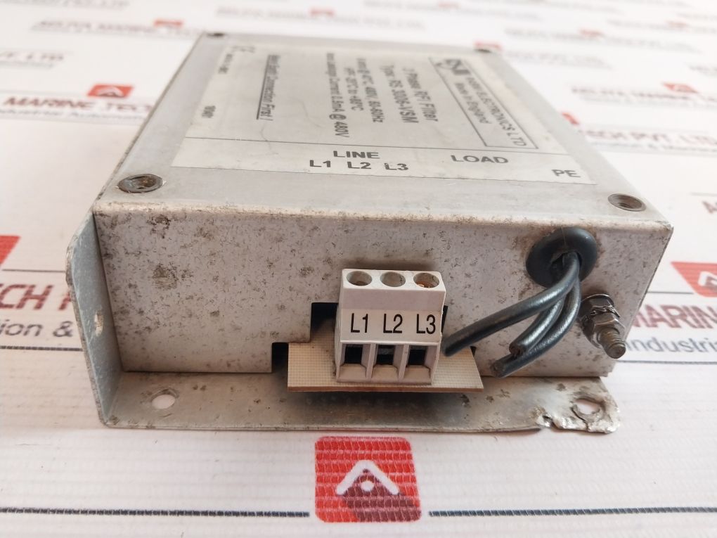 Rasmi Electronics Rs 3006-vsm 3-phase Rfi Filter 6A 480V
