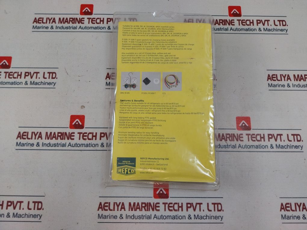Refco Cl-72-y Charging Hose 1/4"Sae, 72”