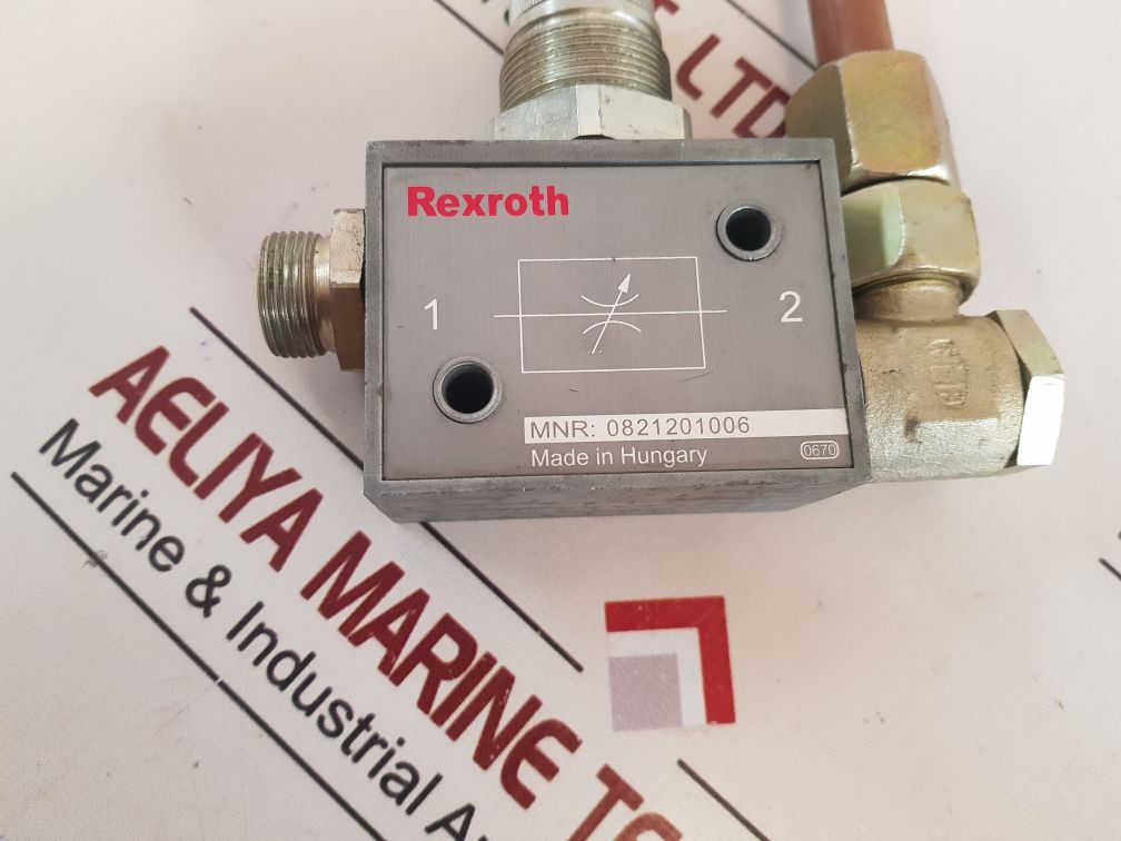 Rexroth 0821201006 Throttle Valve 202579