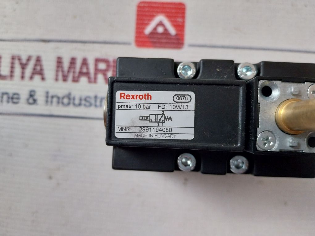 Rexroth 2991194080 3/2 Way Solenoid Valve Set