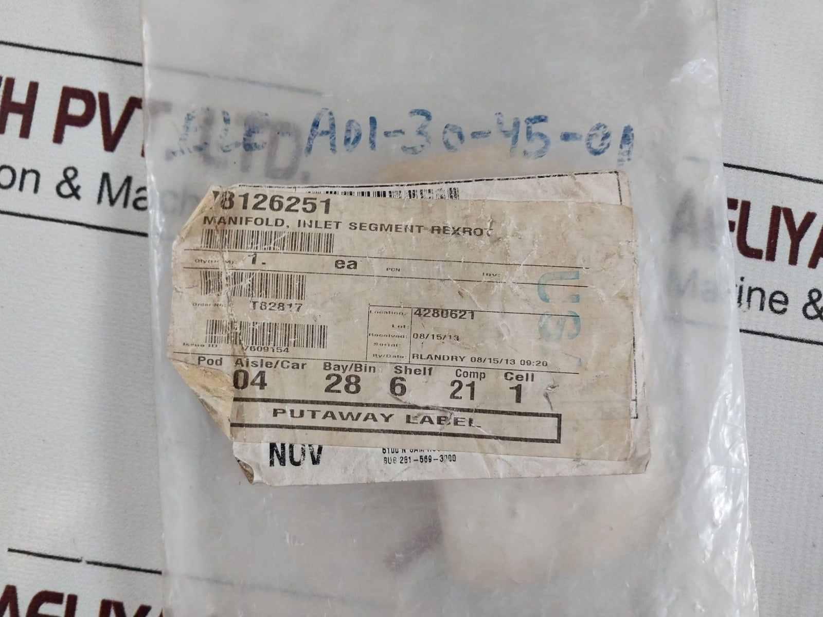 Rexroth/Bosch P-067701-00000 Pneumatic Valve Manifold