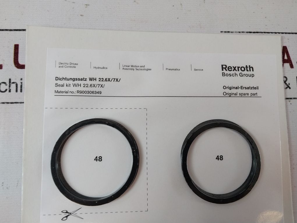 Rexroth Wh 22.6X/7X/ Seal Kit R900306349
