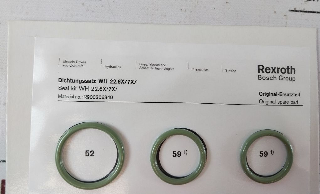 Rexroth Wh 22.6X/7X/ Seal Kit R900306349