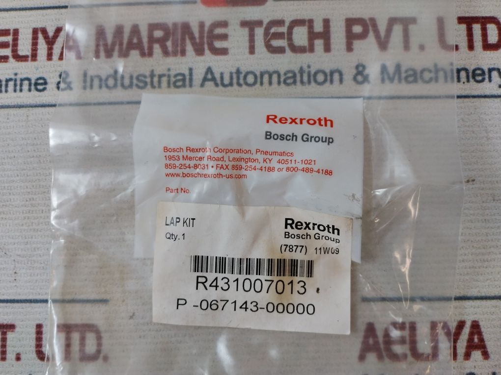 Rexroth R431007013 Valve Portion Seal/Lap Kit 067143-00000