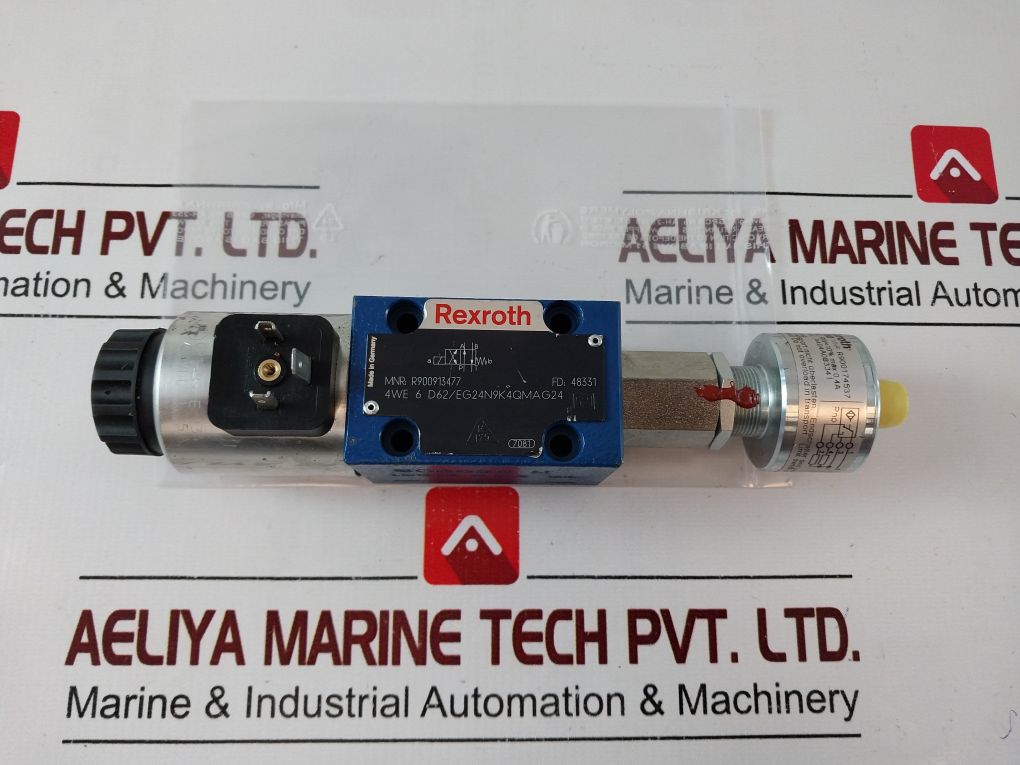 Rexroth R900913477 4We 6 D62/Eg24N9K4Qmag24 Hydraulic Directional Valve