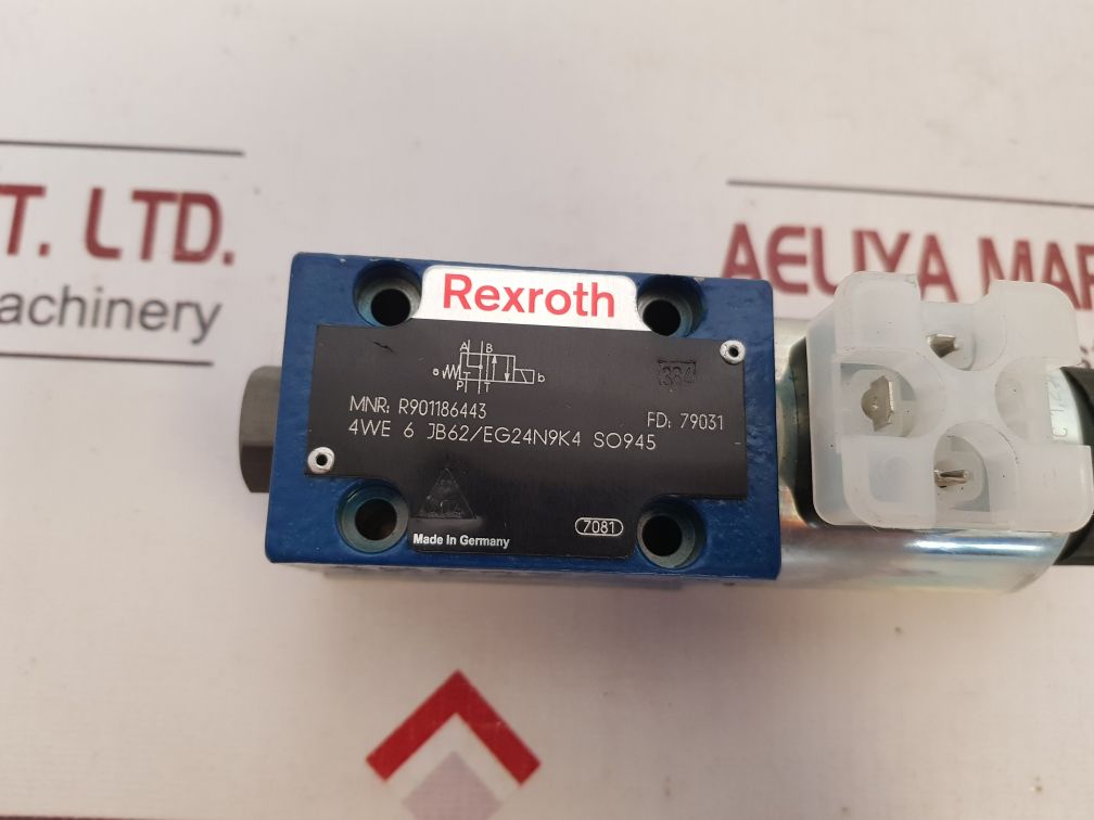 Rexroth R901186443 Hydraulic Valve 24Vdc