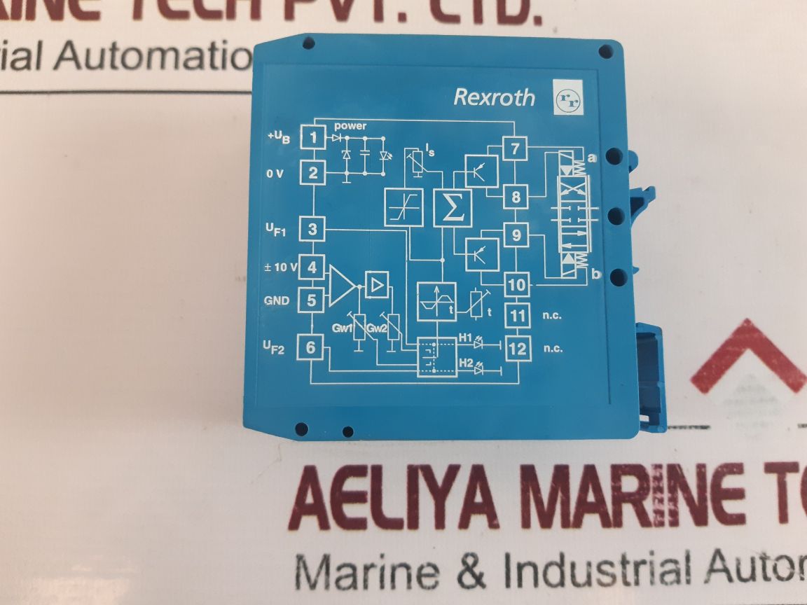 Rexroth Vt11118-10 Analog Amplifier Module 24V Dc