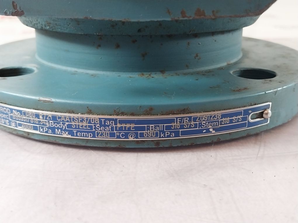 Richards Valve, Ball, 3” X 150 Psi High-pressure Valve