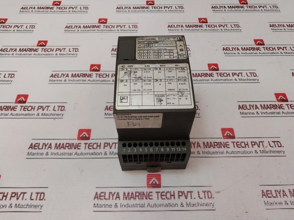 Rishabh Rish Ducer M40 Programmable Multi Transducer 400V 5.0A 50Hz