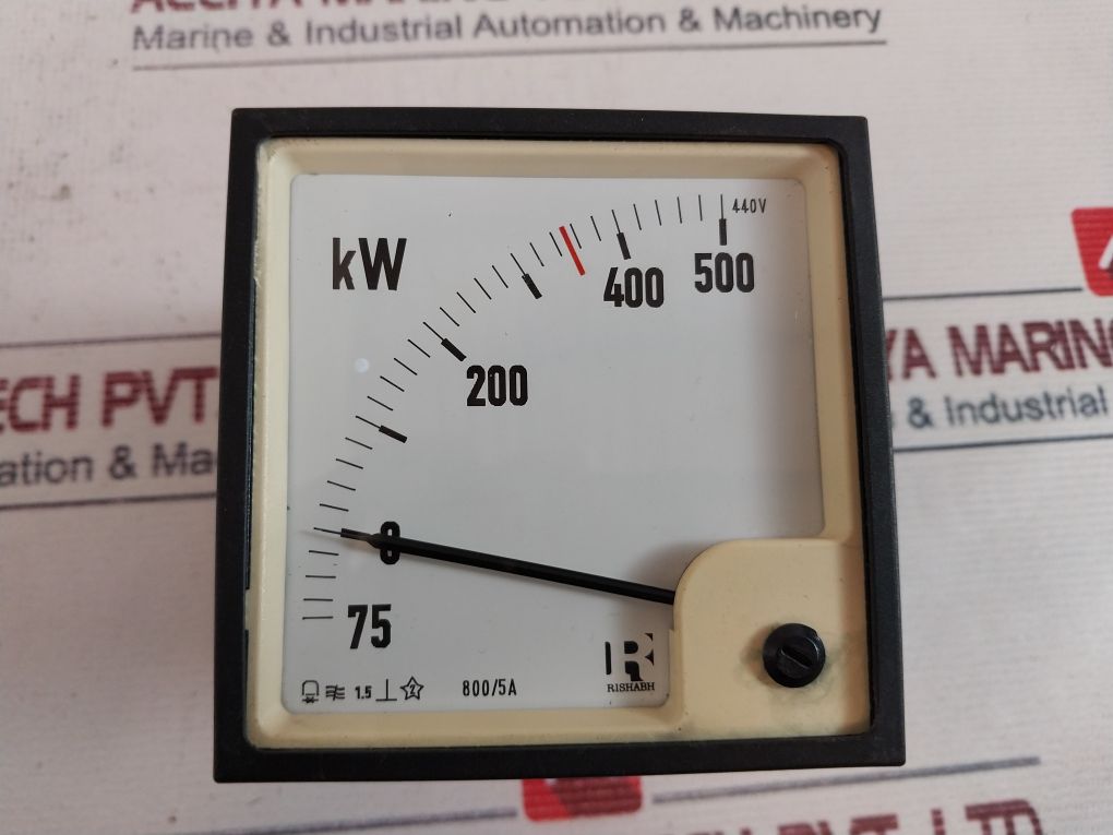Rishabh Wq 96 Meter 75-0-500Kw