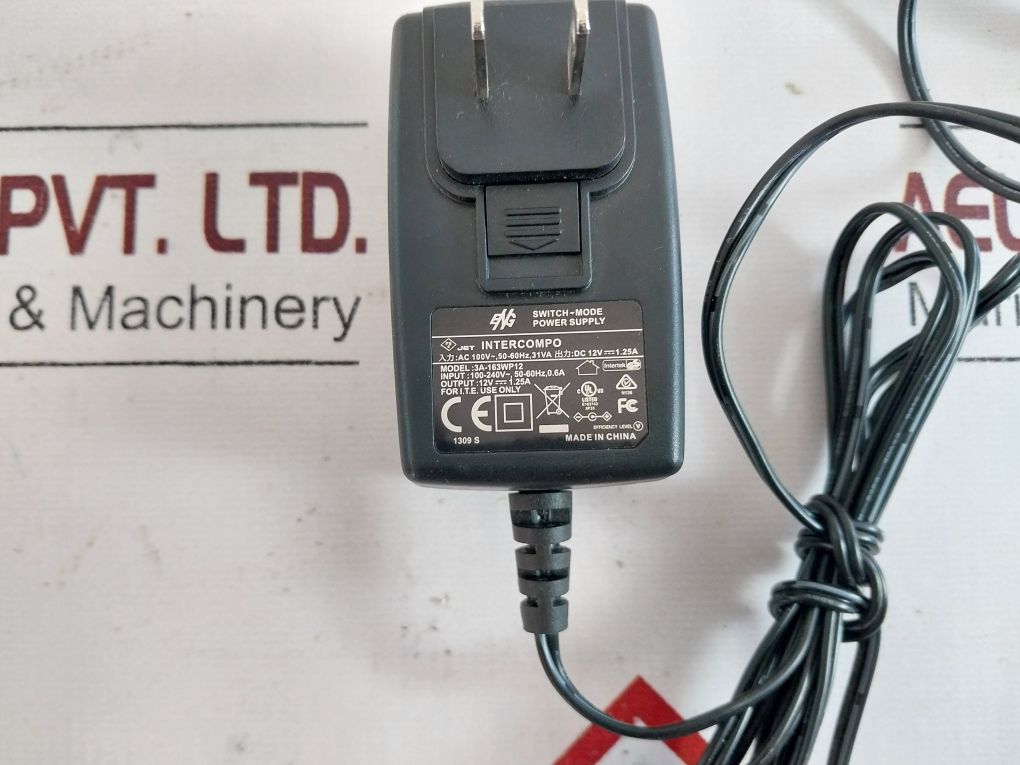 Rki Instrument Bc-2009 Gas Detector Charger With 3A-163Wp12 Power Supply