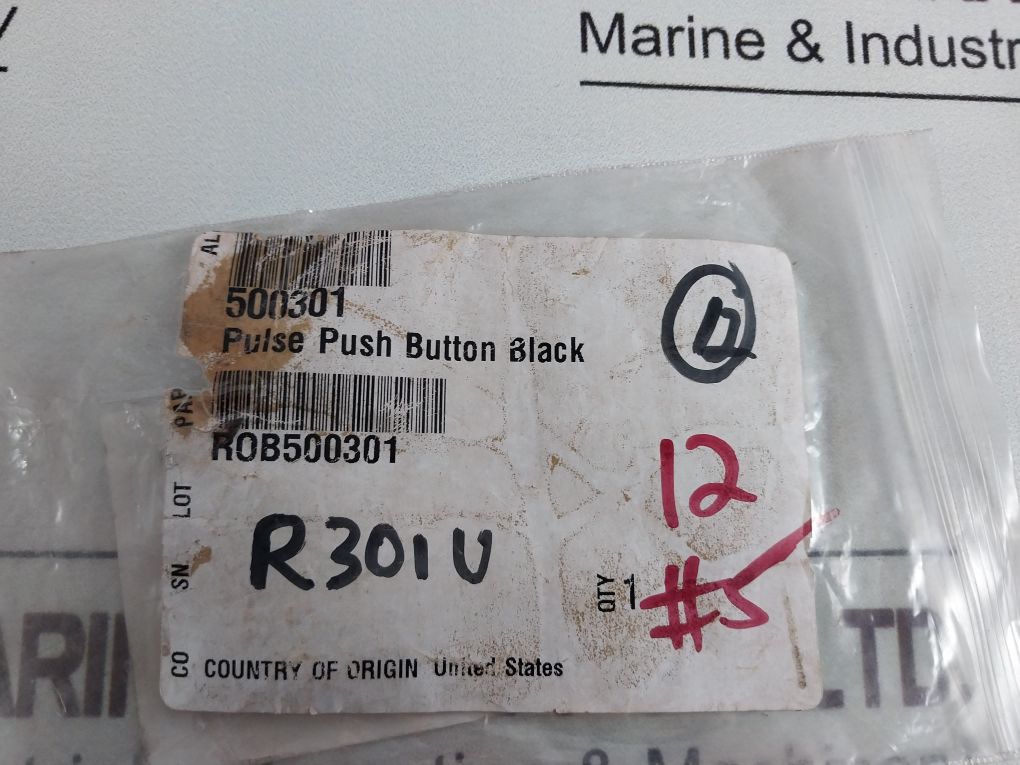 Robot Coupe 500301 Pulse Push Button,Black