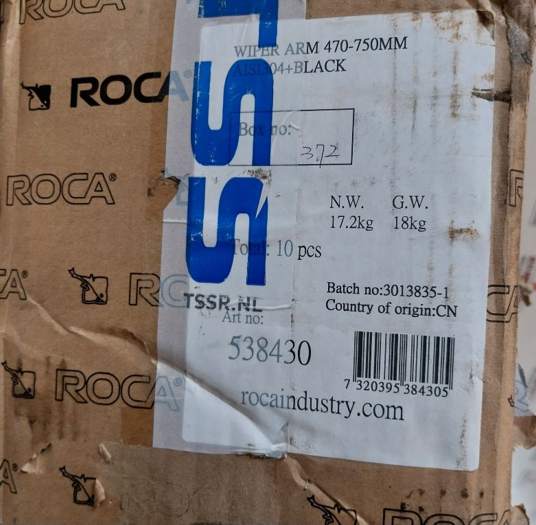 Roca 538430 Wiper Arm 470-750Mm