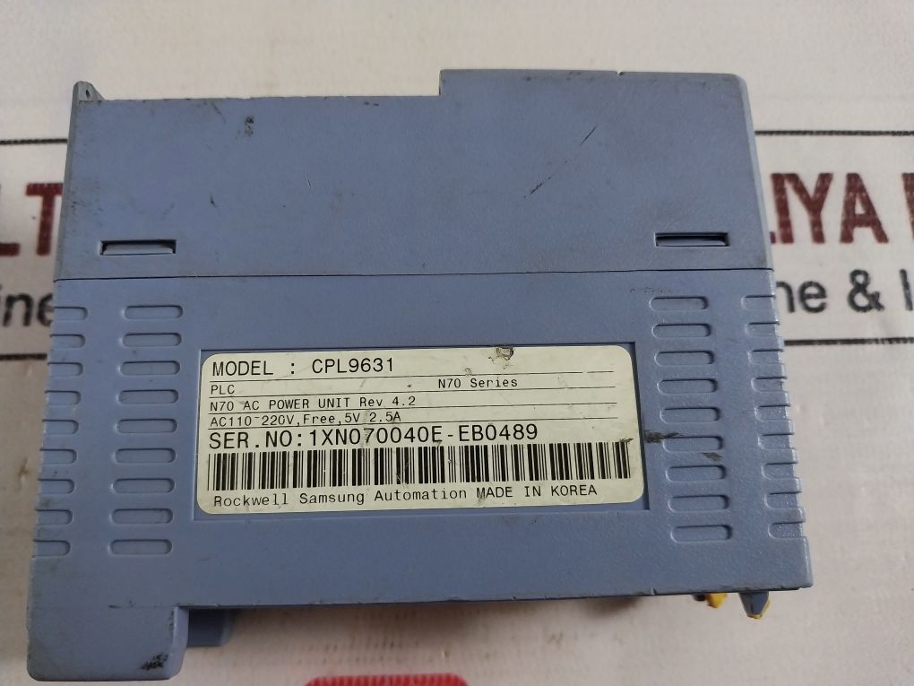 Rockwell Samsung Cpl9631 Programmable Logic Controller 24 Vdc 0.3A