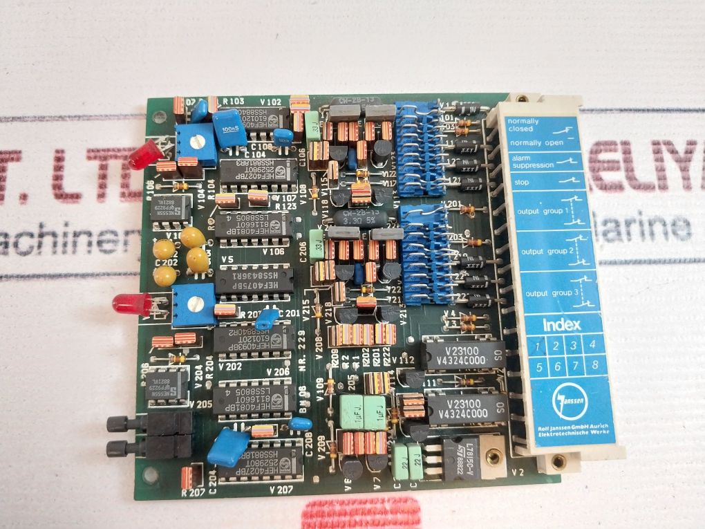 Rolf Janssen Bm 06 Pcb Card 229