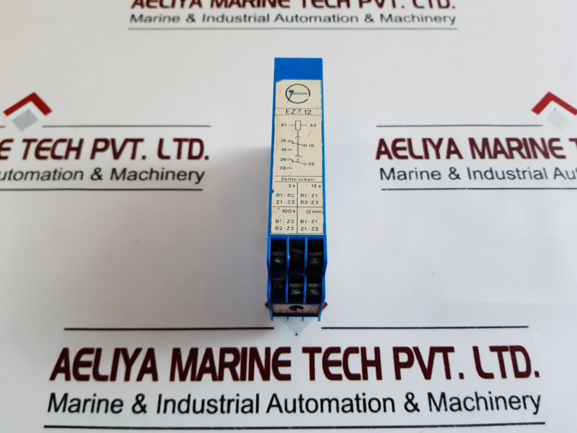 Rolf Janssen Ezz12 Time Delay Relay, T – 0,1S- 12 Min