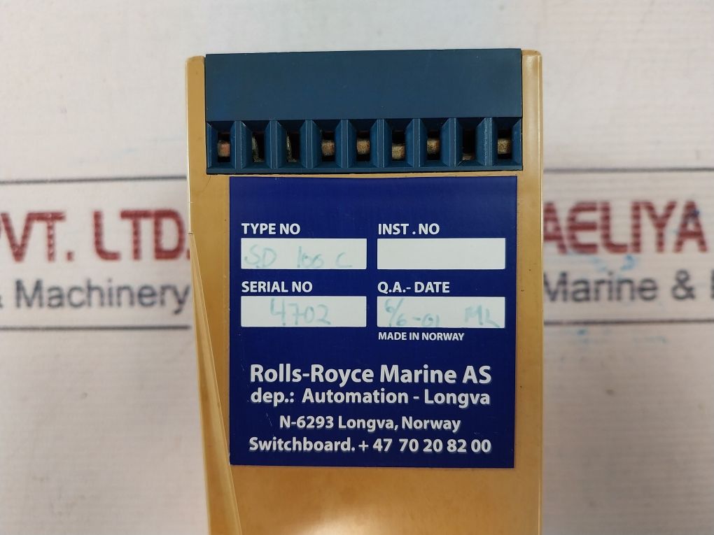 Rolls-royce/Pepperl+Fuchs 5801-sd100C Solenoid Driver