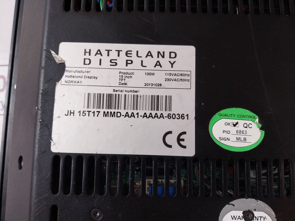 Rolls-royce Jh 15T17 Mmd-aa1-aaaa-60361 Hatteland Display