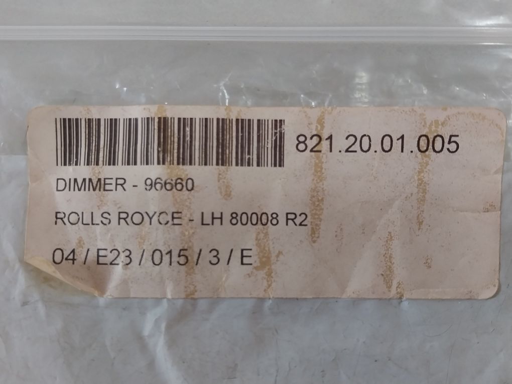 Rolls Royce Lh 80008 R2 Dimmer 96660