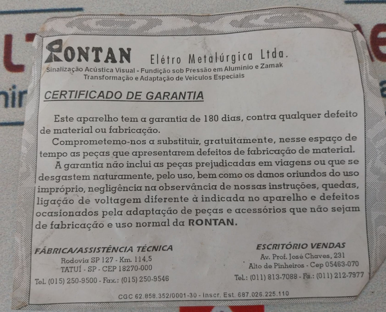 Rontan Rt16 Electromechanical Siren