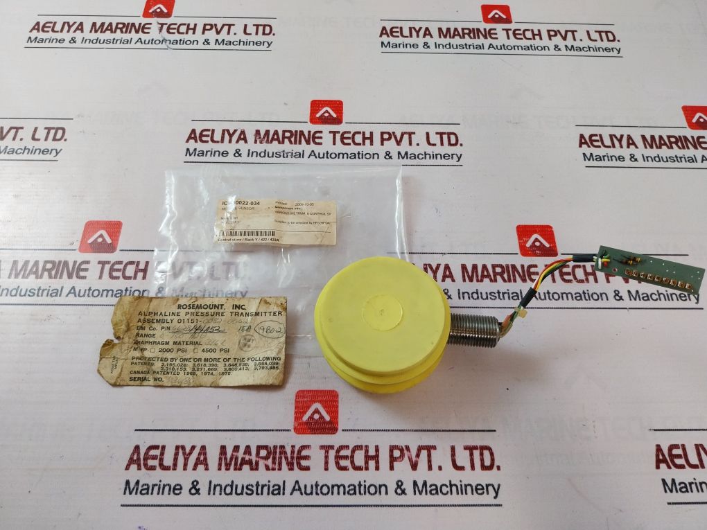 Rosemount 01151-0082-0052 Alphaline Pressure Transmitter 6628144A52