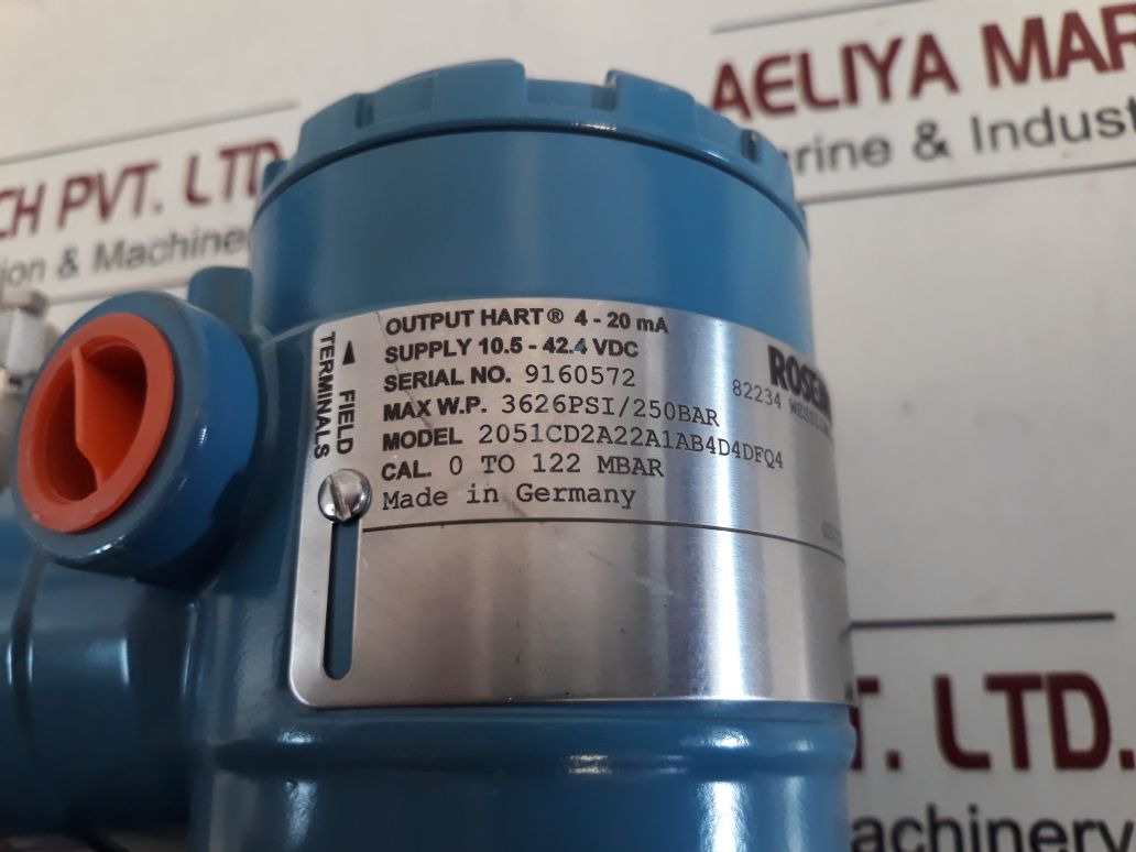 Rosemount 2051Cd2A22A1Ab4D4Dfq4 Pressure Transmitter 20 Ma