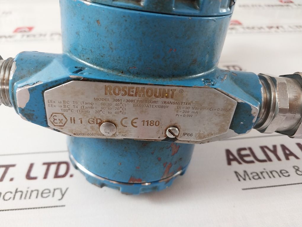 Rosemount 3051Cd5A22A1Jm6B4I1L4P9Q4Q8 Pressure Transmitter 03031-0059-0002 Rev.Ab