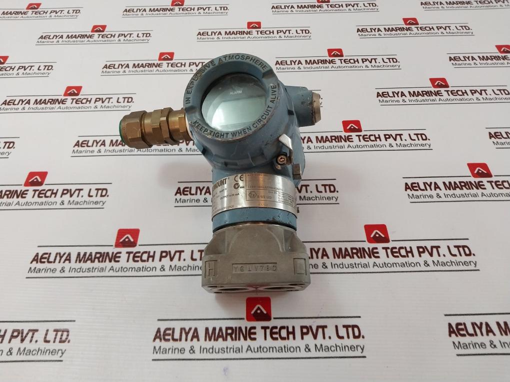 Rosemount 3051Cd2A22A1Bs2M5B4E8P1Q4Q8 Pressure Transmitter 10.5-55Vdc