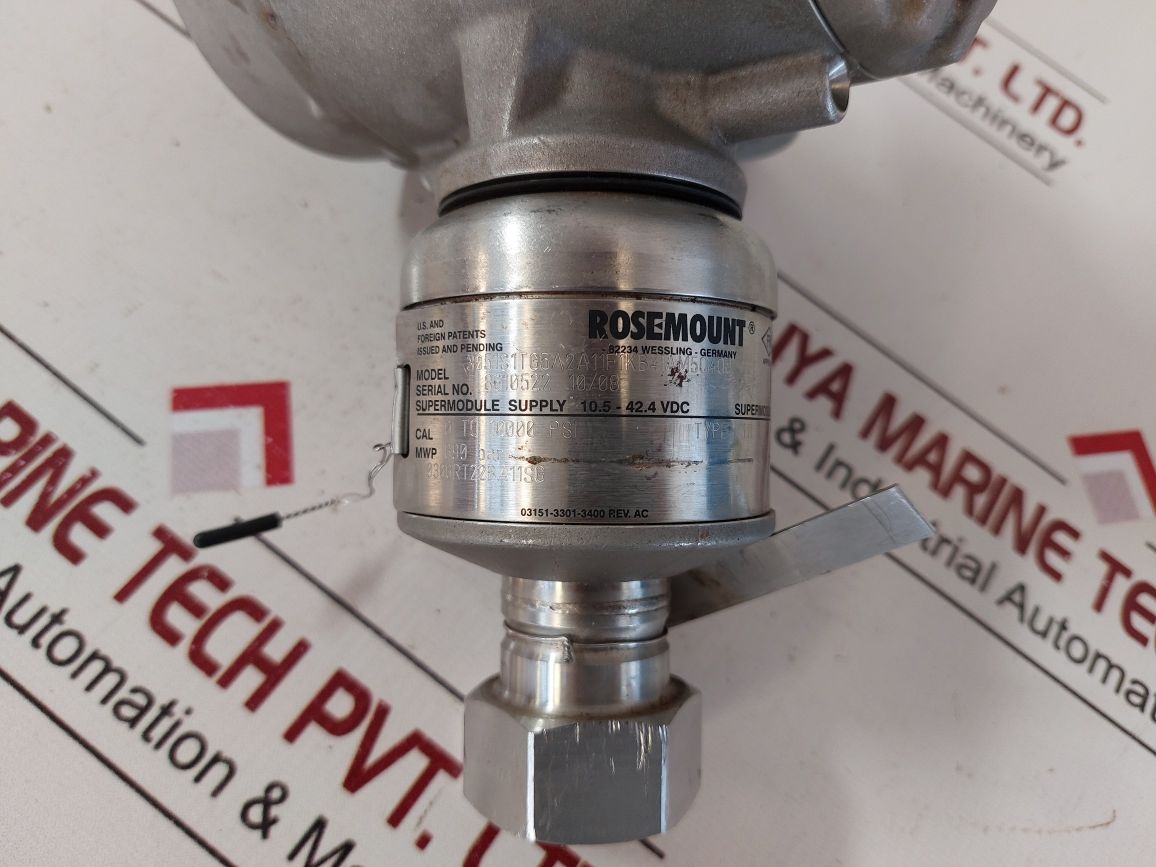 Rosemount 3051S1Tg5A2A11F1Kb4Iam5Q4Q8 Pressure Transmitter 17.5Ma