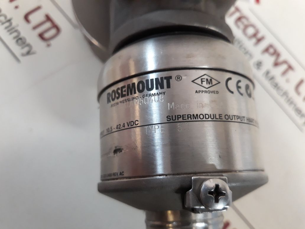 Rosemount 3051S1Tg5A2A11F1Kb4Iam5Q4Q8 Pressure Transmitter 511