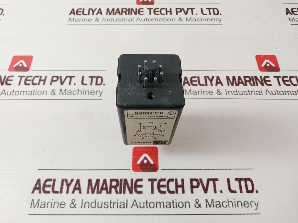 Rs 349-872 Time Delay Relay 0.5-20 Sec