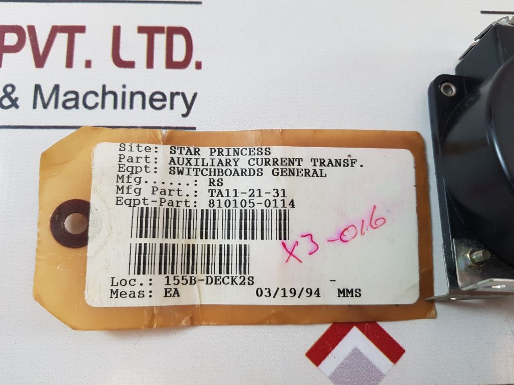 Rs 45120 Auxiliary Current Transformer 51