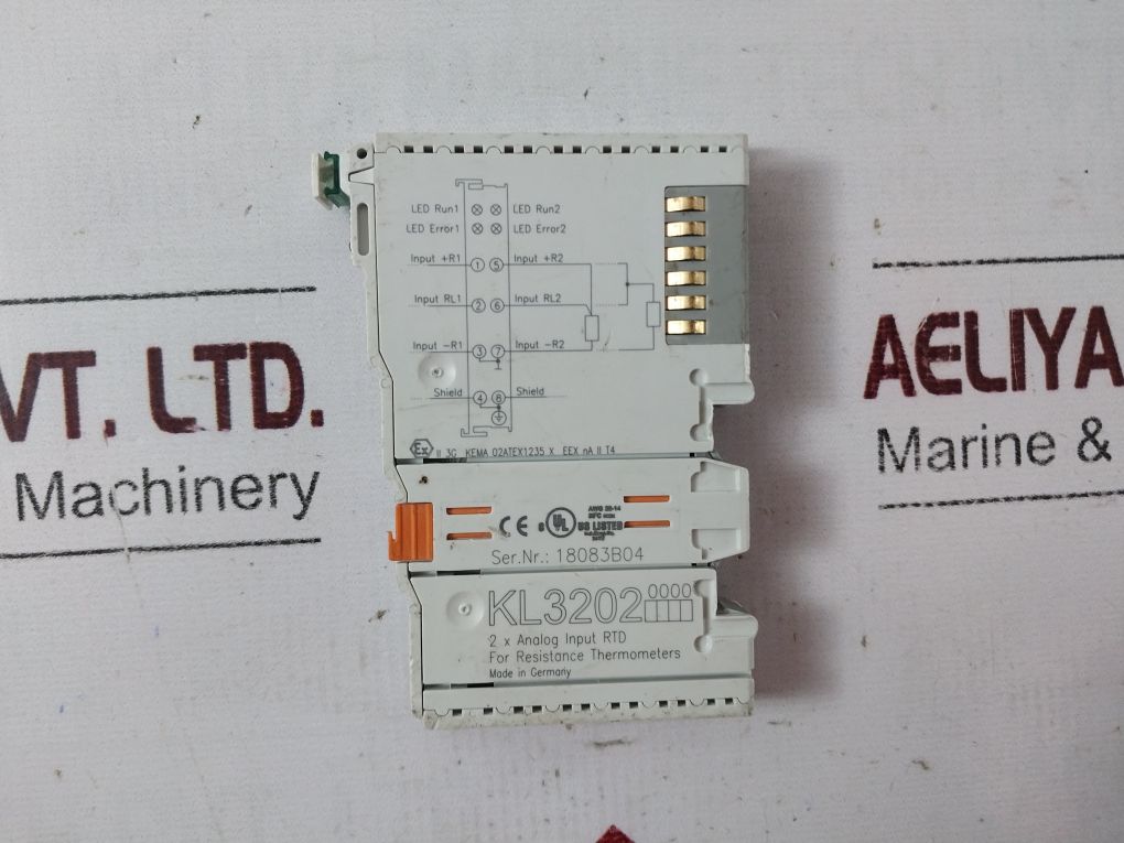 Rs Kl3202 2X Analog Input Rtd Terminal Module