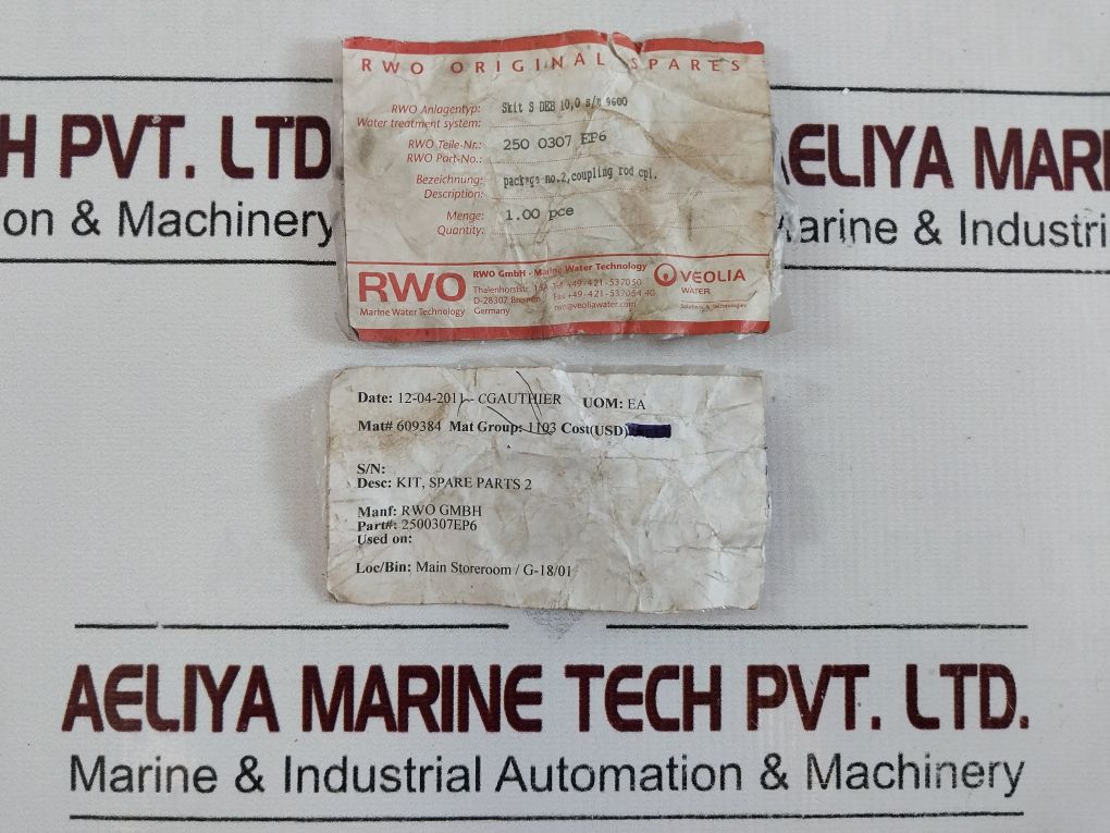 Rwo 2500307Ep6 Kit