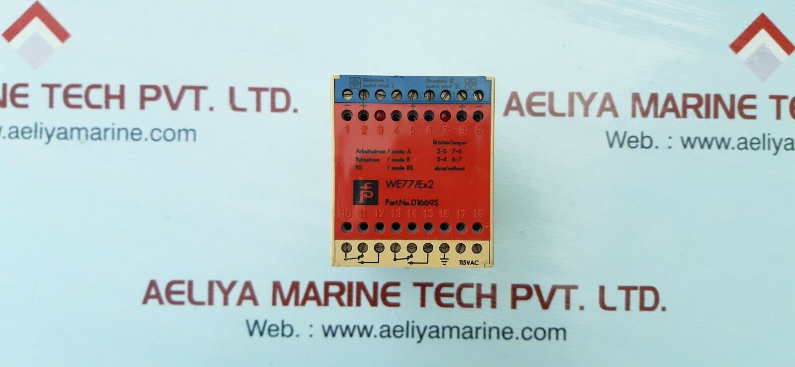 Pepperl+fuchs we77/ex2 isolator switch 01669s 250vac/4a/500va
