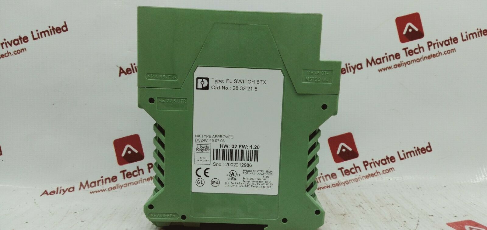 Phoenix contact 2832218 fl switch 8tx ethernet switch