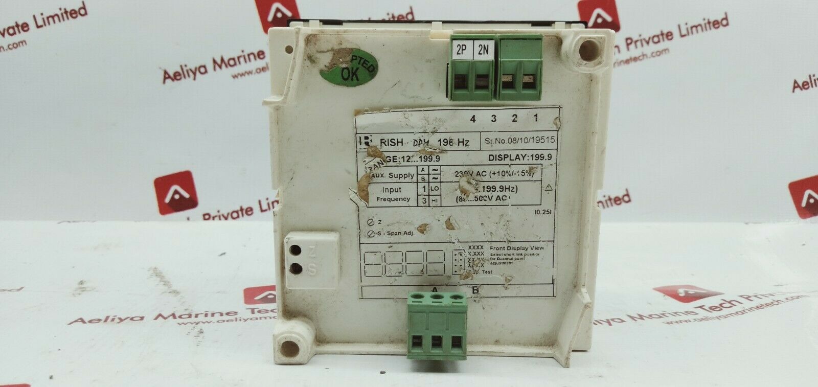Rish dpm 196hz frequency meter