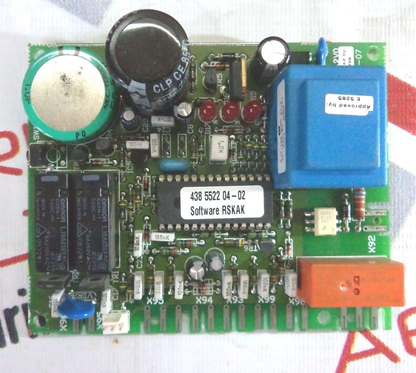 Electrolux 438955511 controller electronic unit