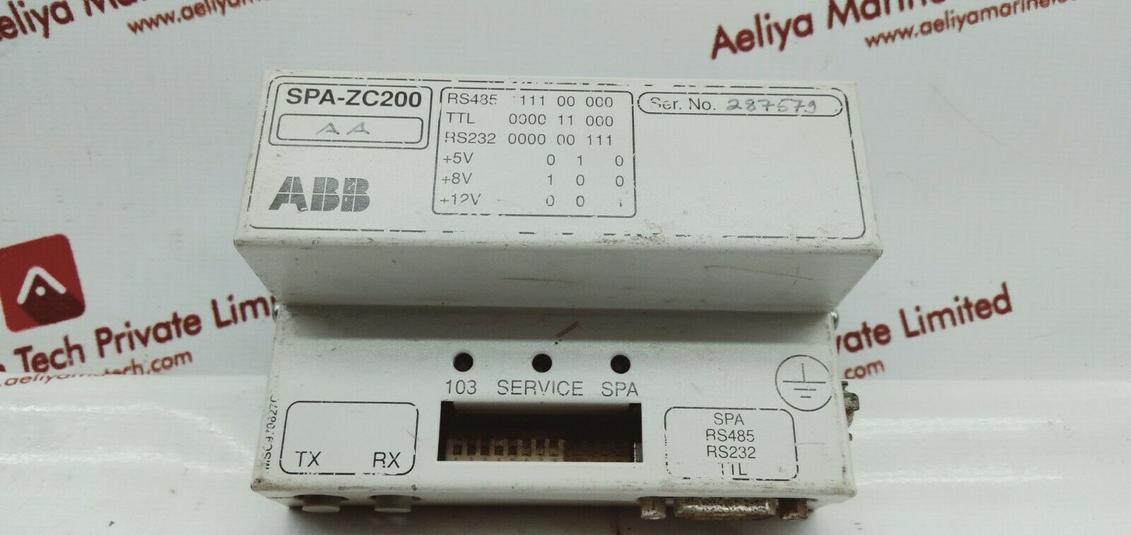 Abb spa-zc200 bus connection spa-gateway module