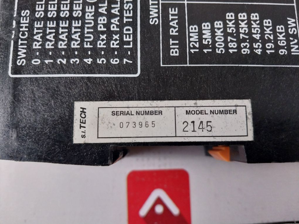 S.I. Tech 2145 Profibus-dp Mini Optical Bit-driver