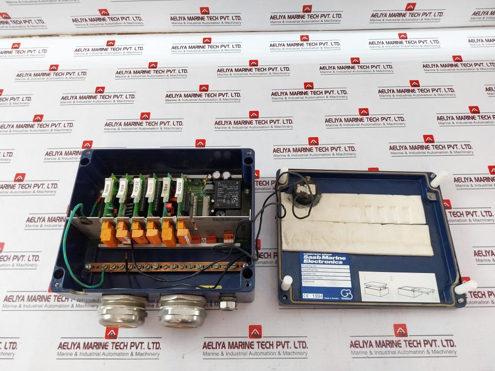 Saab Marine 924005504 C Tank Radar I/O Box Relay And Terminal Unit