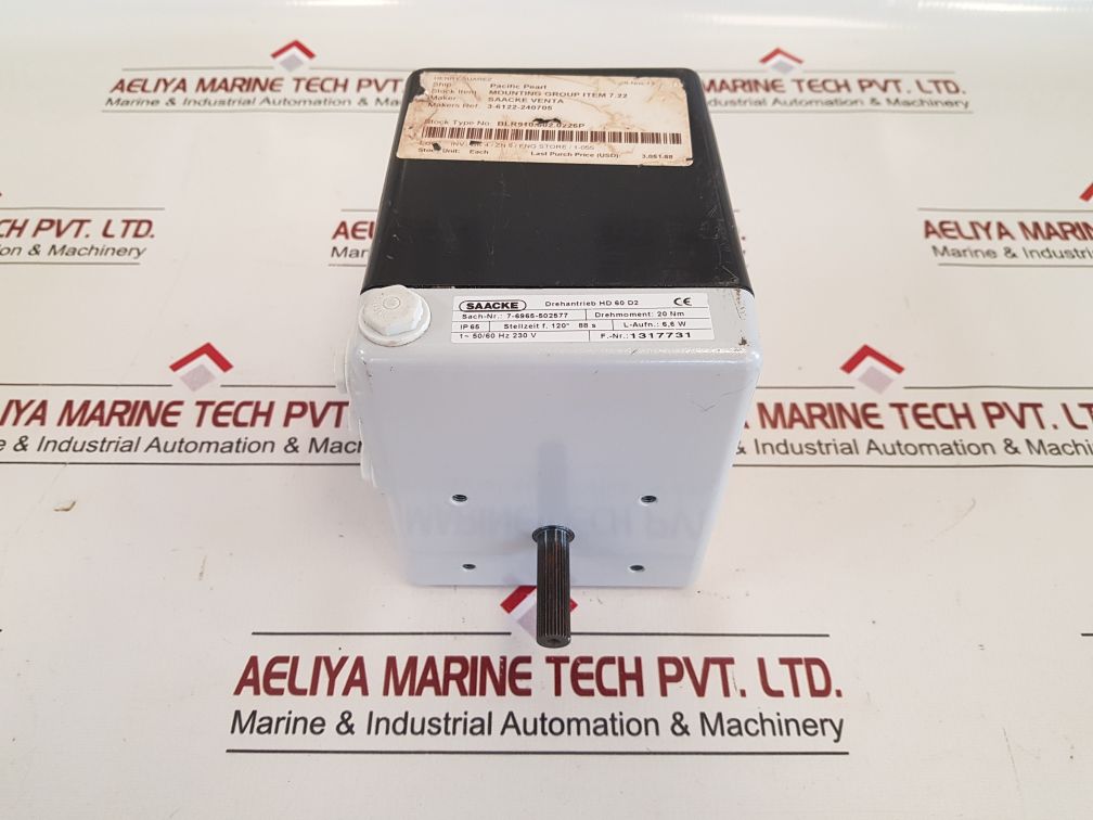 Saacke Hd 60 D2 Servomotor Ip65
