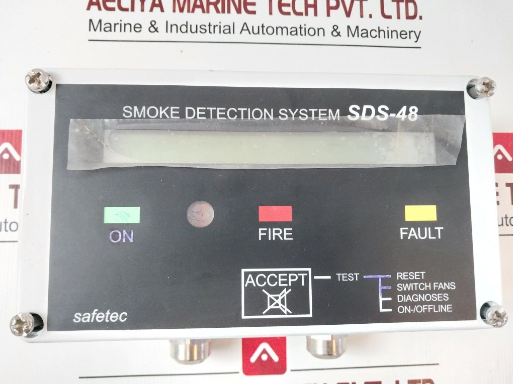 Safetec Sds-48 Smoke Detection System Panel