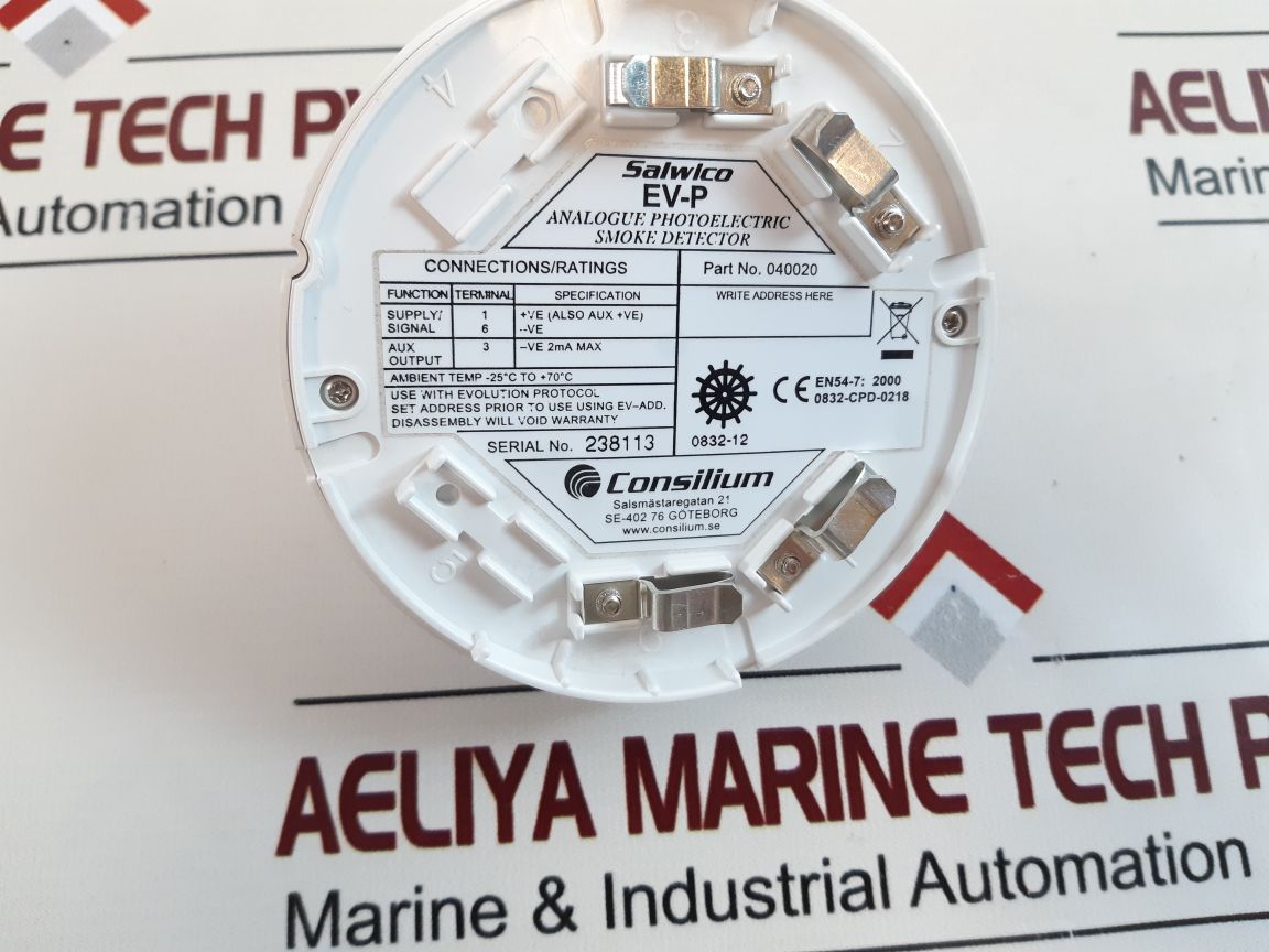 Consilium Salwico Ev-p Smoke Detector 040020
