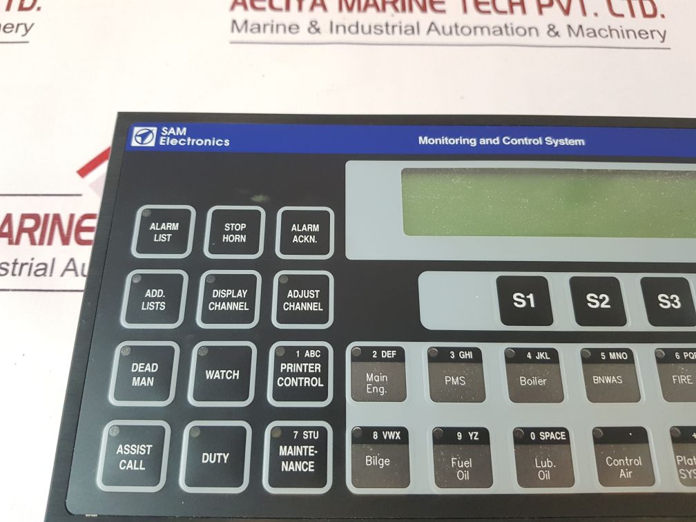 Sam Electronics Dap 2200-ecr Monitoring And Control System 815.001.111 01