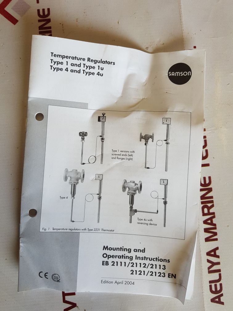 Samson 2231 1010617 0035 Temperature Regulators/Heat Sensor